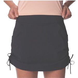 Columbia Dark Grey Ruched Athletic Skort, size M